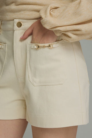 Easy Living Shorts (Ecru)