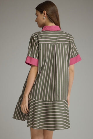 Side Note Dress (Army)
