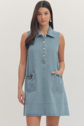 Easy Living Dress (Denim)