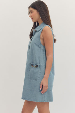 Easy Living Dress (Denim)