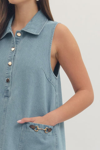 Easy Living Dress (Denim)