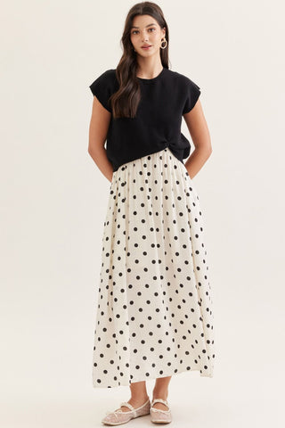 Classic Charm Midi Dress SET