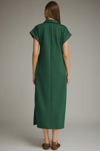 Effortlessly Elevated Midi Dress (Forest)