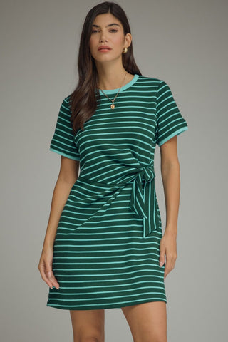 Signature Stripe Dress (Hunter)