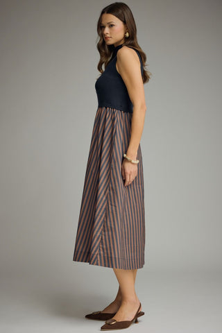 Well Composed Midi Dress (Navy)