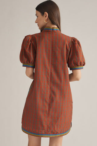 Plaid Perspective Dress