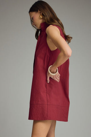 Signature Shift Dress (Crimson)
