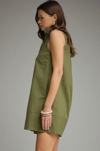 Signature Shift Dress (Olive)
