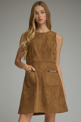 Signature Moment Dress (Brown)