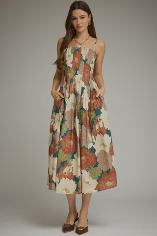 Lasting Impression Midi Dress (Teal)