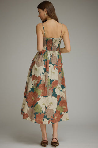 Lasting Impression Midi Dress (Teal)