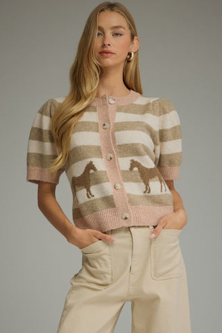 Rosy Ranch Cardigan