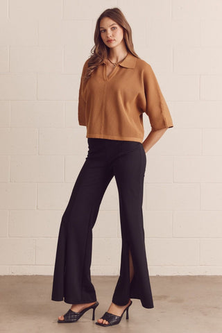 Quiet Luxury Top (Camel)
