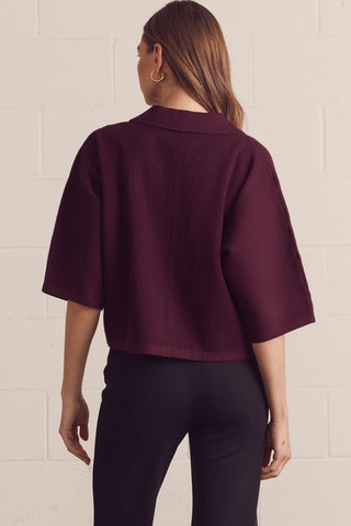 Quiet Luxury Top (Merlot)