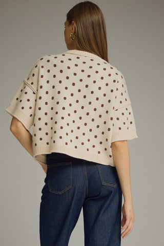 Dot to Dot Sweater (Ecru)