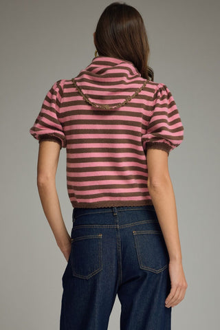 Crush Breaker Sweater Top - Pink/Brown
