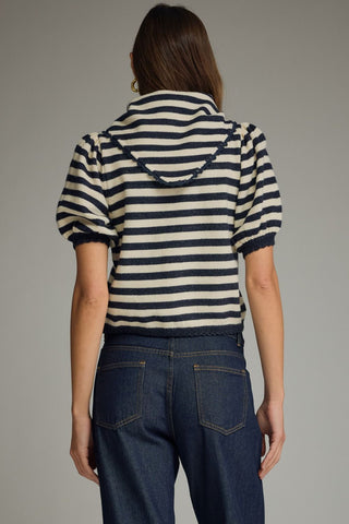 Crush Breaker Sweater Top - Navy