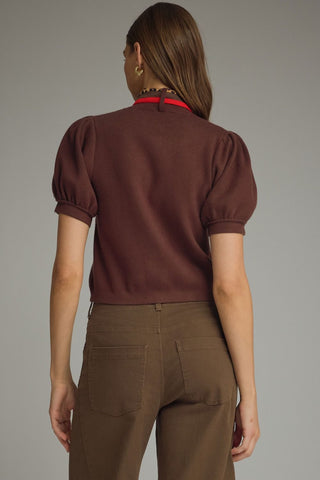 Chic Affair Sweater Top (Brown)