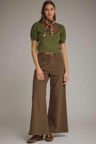 Chic Affair Sweater Top (Olive)