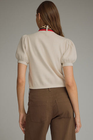 Chic Affair Sweater Top (Ecru)