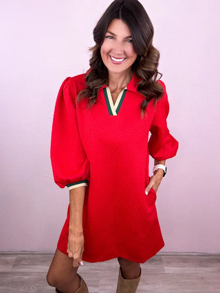 Poppy Textured Dress