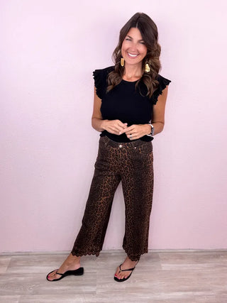 Chic Instincts Leopard Pants