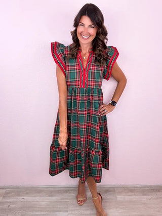 Delightful Plans Midi Dress