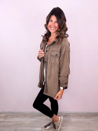 Oversized Fleece Shacket