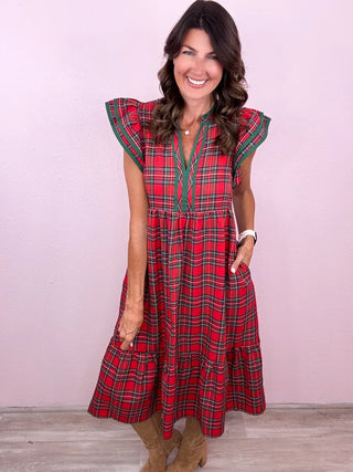 Delightful Plans Midi Dress