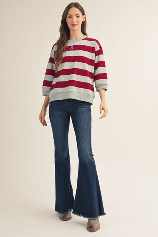 Off Duty Favorite Pullover (Burgundy)