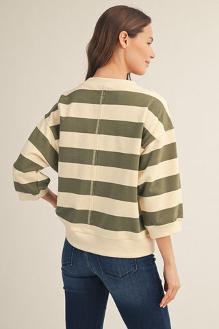 Off Duty Favorite Pullover (Olive)