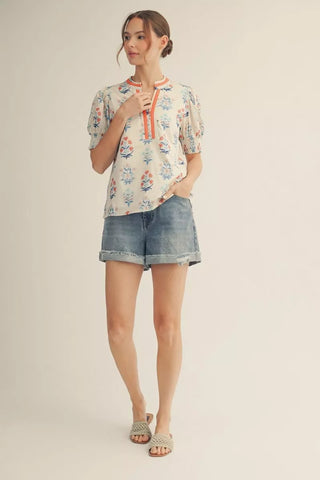 Soft Blooms Top