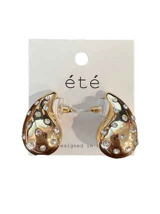 Gold Teardrop Earrings