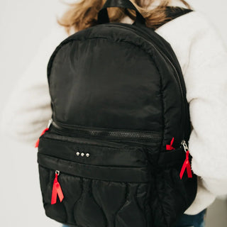 Pretty Simple | Go-To Organized Puffer Nylon Backpack