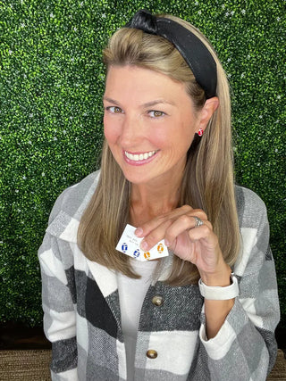 Football Stud Earrings