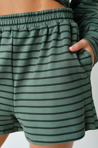 Mono B Flex Terry Striped Set