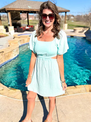 Bayside Brunch Cutout Dress