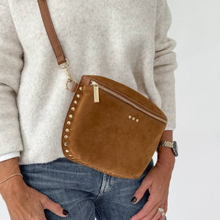 Pretty Simple | Sabrina Studded Sueded Bum Bag